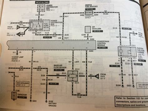 1998 ford ranger fuel pump wiring diagram 